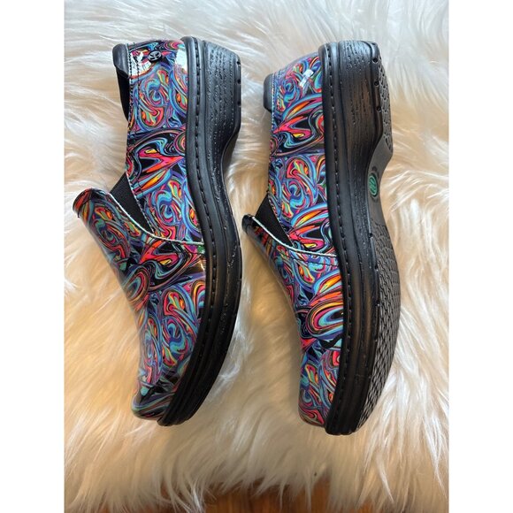 Klogs Footwear Moxy 7.5W Slip-On Nurse Comfort Leather Work Multicolor NWOT - Picture 6 of 9